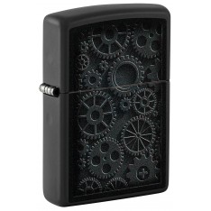 Зажигалка Zippo Classic Steampunk Design Black Matte 48999