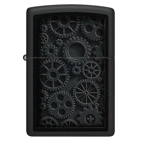 Запальничка Zippo Classic Steampunk Design Black Matte 48999