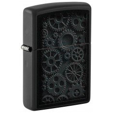 Зажигалка Zippo Classic Steampunk Design Black Matte 48999