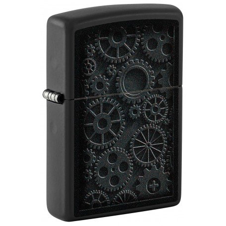 Запальничка Zippo Classic Steampunk Design Black Matte 48999