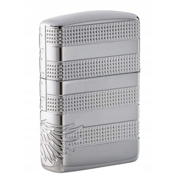 Запальничка колекційна армована Zippo Patriotic High Polish Chrome (Zippo 49027)