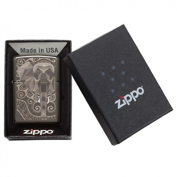 Запальничка Zippo 150 Elephant Fancy Fill Design (49074)