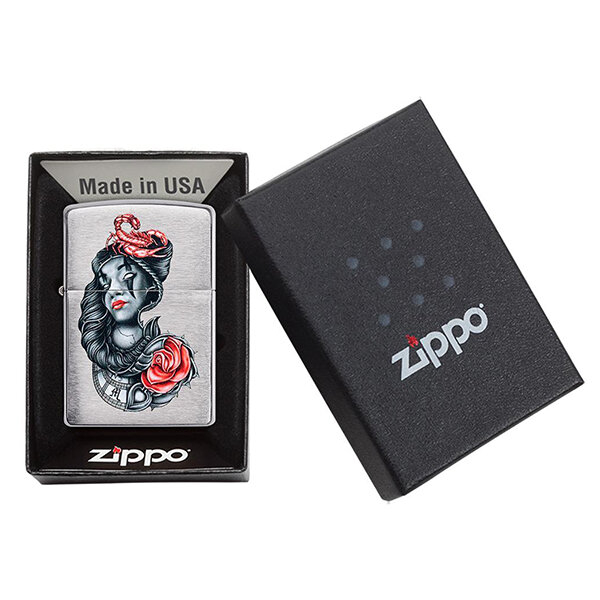 Запальничка Zippo 200 Stylized Tattoo Design (49112)