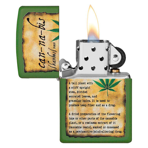 Запальничка Zippo 228 Cannabis Design (49119)