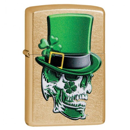 Зажигалка Zippo 207g Irish Skull Design (49121