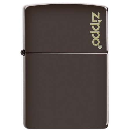 Зажигалка Zippo Reg Brown Matte Logo (49180ZL)