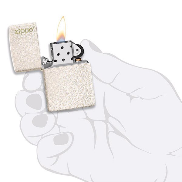 Запальничка Zippo Reg Mercury Glass Matte Logo (49181ZL)