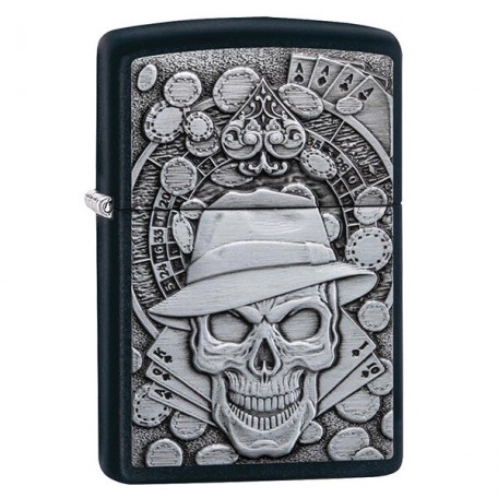 Зажигалка Zippo 218 Gambling Skull (49183)