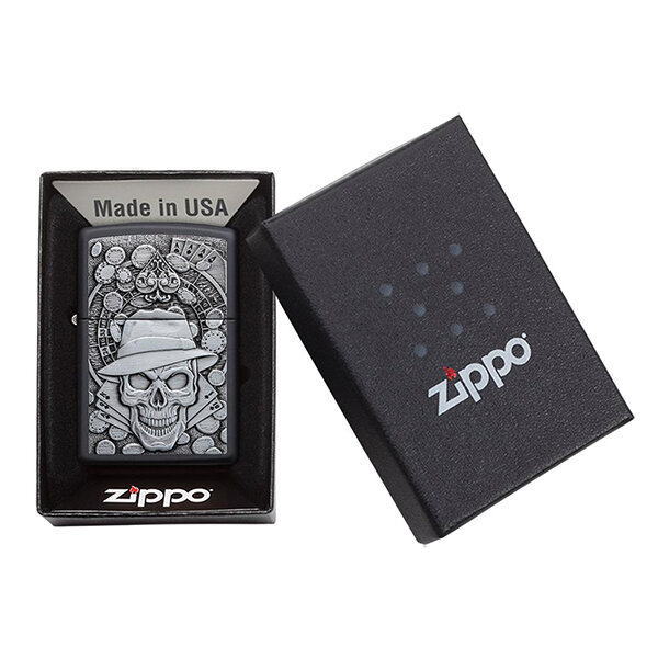 Запальничка Zippo 218 Gambling Skull (49183)