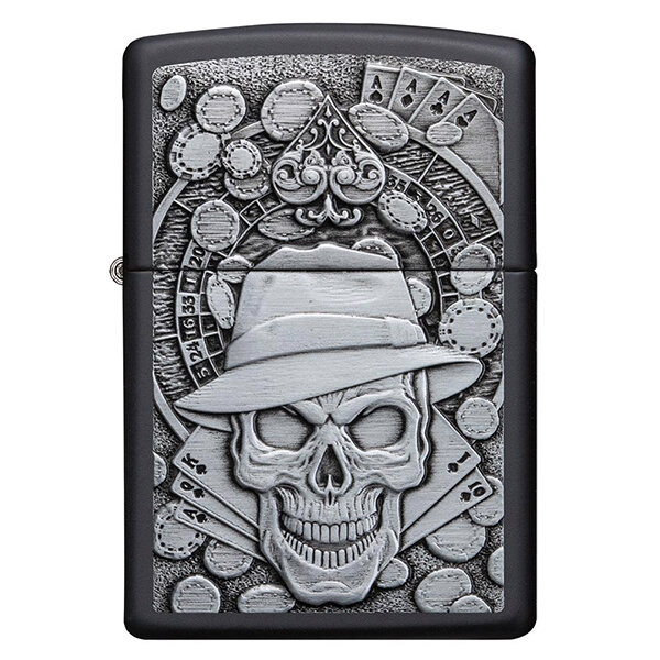 Запальничка Zippo 218 Gambling Skull (49183)