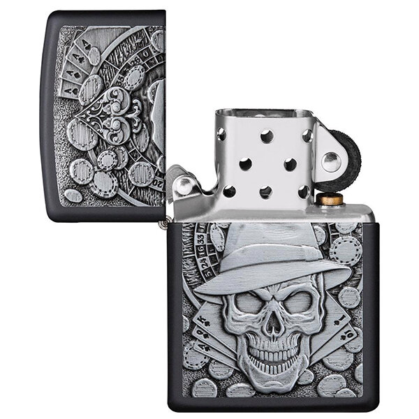 Запальничка Zippo 218 Gambling Skull (49183)