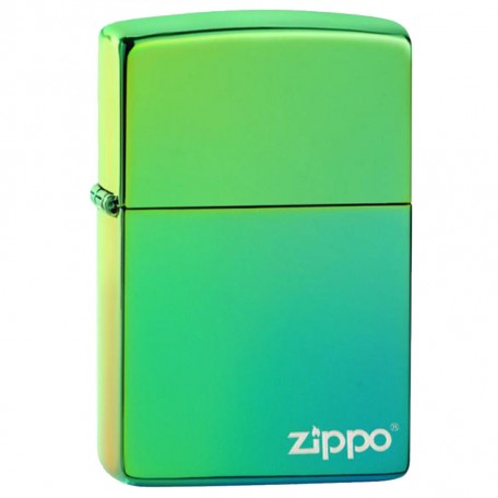 Зажигалка Zippo Reg HP Teal Logo (49191ZL)