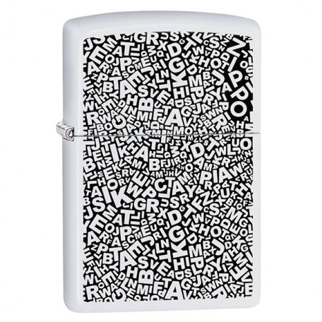 Зажигалка Zippo 214 PF20 ZL Scattered Letters (49213)