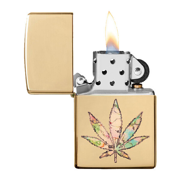 Запальничка Zippo 254b Pot Leaf Fusion Design (49240)