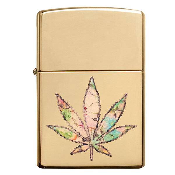 Запальничка Zippo 254b Pot Leaf Fusion Design (49240)