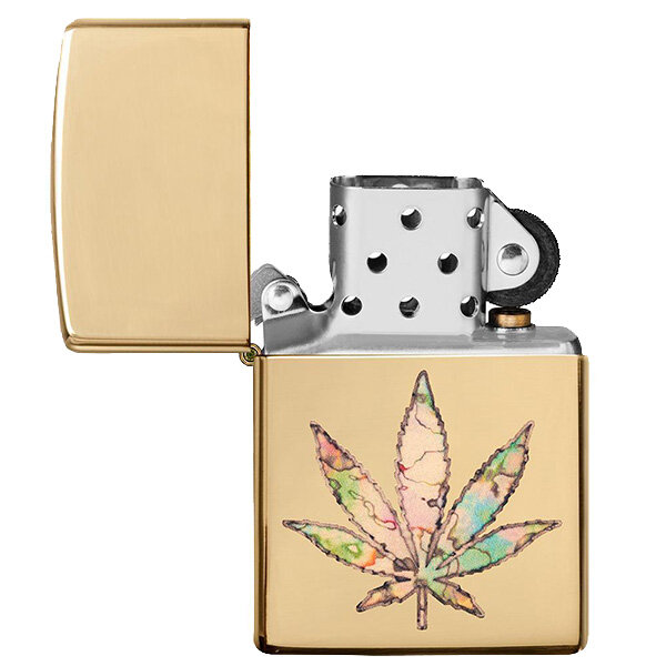 Запальничка Zippo 254b Pot Leaf Fusion Design (49240)