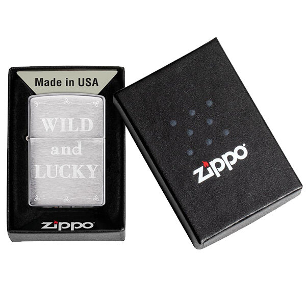 Запальничка Zippo 200 Wild And Lucky Design (49256)