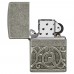 Запальничка бензинова армована Zippo Armor® Antique Silver Pattern Design MultiCut античне срібло, подарункова коробка (49290)