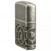 Запальничка бензинова армована Zippo Armor® Antique Silver Pattern Design MultiCut античне срібло, подарункова коробка (49290)