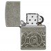 Запальничка бензинова армована Zippo Armor® Antique Silver Pattern Design MultiCut античне срібло, подарункова коробка (49290)