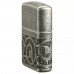 Запальничка бензинова армована Zippo Armor® Antique Silver Pattern Design MultiCut античне срібло, подарункова коробка (49290)