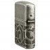 Запальничка бензинова армована Zippo Armor® Antique Silver Pattern Design MultiCut античне срібло, подарункова коробка (49290)