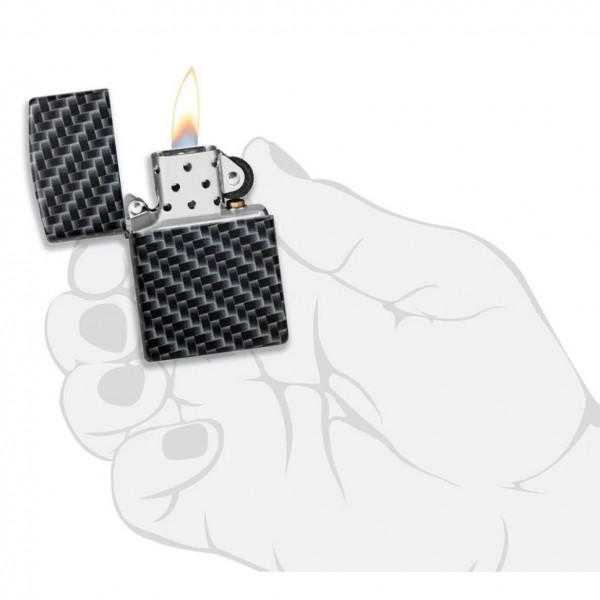 Запальничка Zippo Carbon Fiber Design 49356