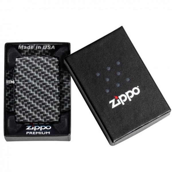 Запальничка Zippo Carbon Fiber Design 49356