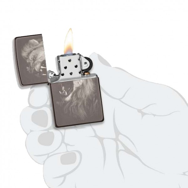 Запальничка Zippo 150 Fierce Lion Design (49433)