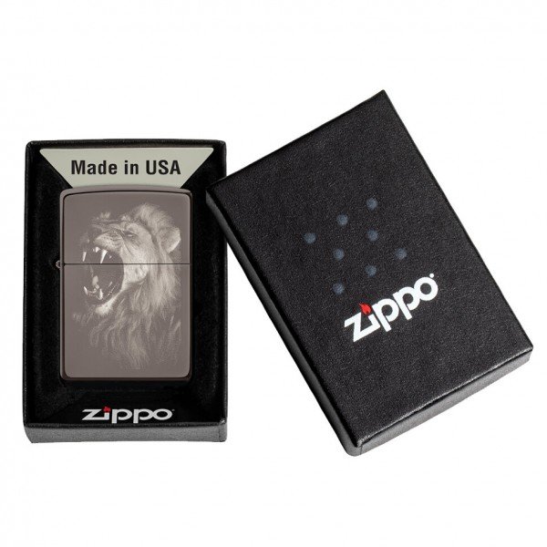 Запальничка Zippo 150 Fierce Lion Design (49433)