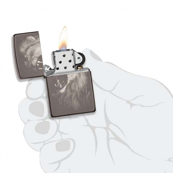 Запальничка Zippo 150 Fierce Lion Design (49433)