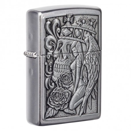 Запальничка Zippo 207 Skull And Angel Emblem (49442)