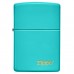 Запальничка Zippo 49454 Flat Turquoise Zippo Lasered (49454ZL)