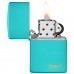 Запальничка Zippo 49454 Flat Turquoise Zippo Lasered (49454ZL)