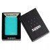 Запальничка Zippo 49454 Flat Turquoise Zippo Lasered (49454ZL)