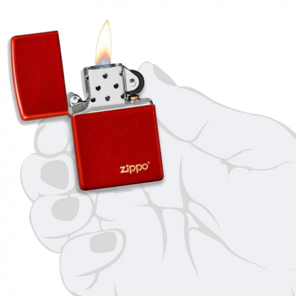 Запальничка Zippo 49475 Anodized Red Zippo Lasered (49475ZL)