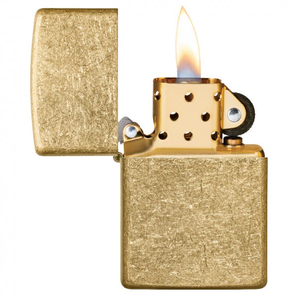 Запальничка Zippo Regular Tumbled Brass (49477)