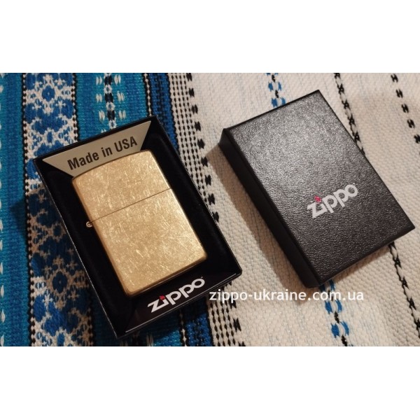 Запальничка Zippo Regular Tumbled Brass (49477)
