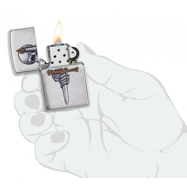 Запальничка Zippo 200 Sword Skull Design (49488)