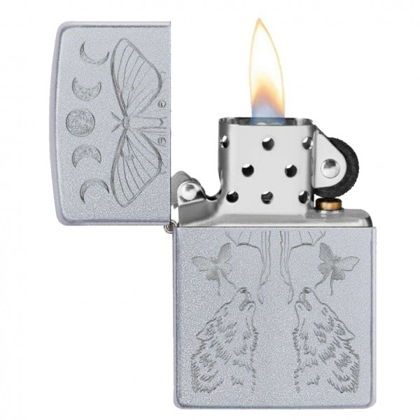 Зажигалка Zippo 205 21pfspr Butterfly & Wolf Design (49591)