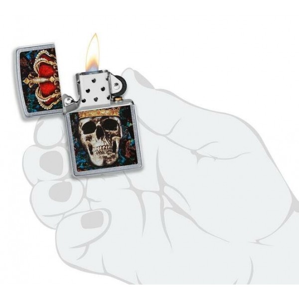 Запальничка Zippo 207 Skull King Design (49666)