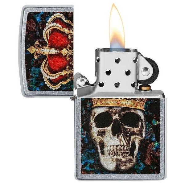 Запальничка Zippo 207 Skull King Design (49666)