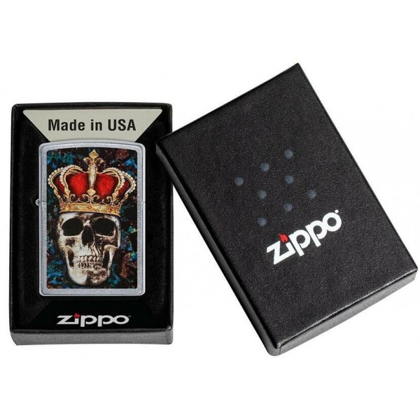 Запальничка Zippo 207 Skull King Design (49666)