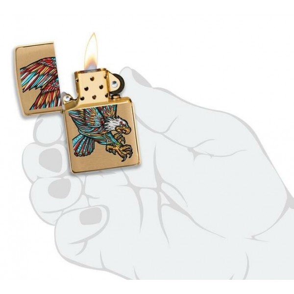 Запальничка Zippo 204B Tattoo Eagle Design (49667)