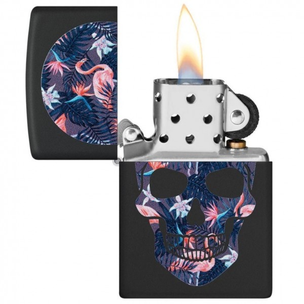 Запальничка Zippo Flamingo Skull Design 49771