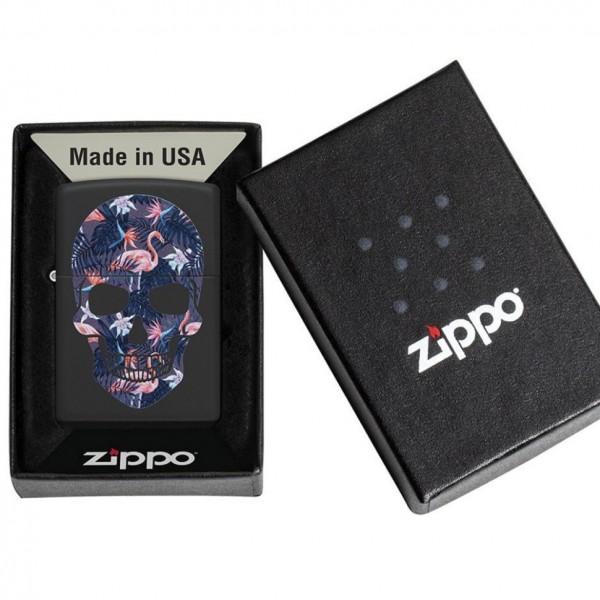 Запальничка Zippo Flamingo Skull Design 49771