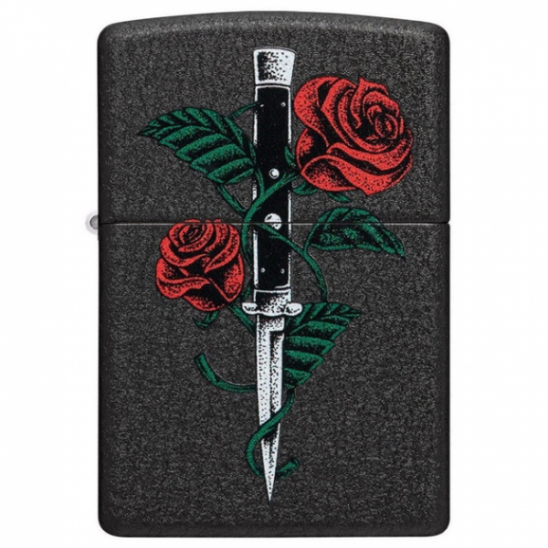 Запальничка Zippo 236 Rose Dagger Tattoo Design