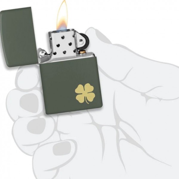 Запальничка Zippo Four Leaf Clover Design 49796