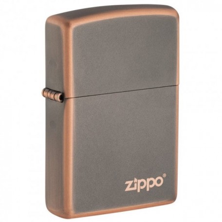 Запальничка Zippo Rustic Bronze Zippo Logo 49839ZL, зиппо лого