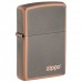 Запальничка Zippo Rustic Bronze Zippo Logo 49839ZL, зиппо лого